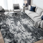 RELEANY Washable Area Rugs 5'x7' Non-Slip Modern Abstract Soft - Image 2