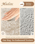 Madane Runner Rug 2x12 for Hallway, Kitchen Non-Slip Runner Rug - Image 4