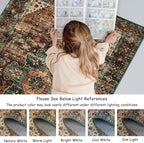 Moynesa Ultra-Thin Washable Round Rug - 6ft Large Dining Room Round Area Rug - Image 6
