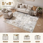 UERMEI 5x8 Area Rug Living Room Rugs - Image 2