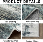 6x9 Area Rugs Washable Rug: Large Modern Abstract Living Room Rug Soft - Image 5