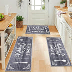 Vaukki Boho Kitchen Rug Sets 3 Pieces, Washable Kitchen Mats - Image 6