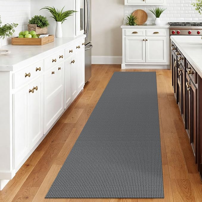 IOHOUZE Washable Runner Rug 2.6x10 Non Slip Rubber Backed Long Hallway Runner - Image 7