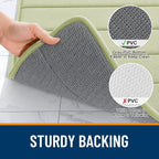 OLANLY Memory Foam Bath Mat 32x20, Super Soft Absorbent Bathroom Rugs, Quick Dry - Image 7