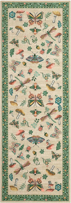 Mushroom Insect 2x6 Runner Rug for Hallway Washable Kitchen Rugs Non Slip - Image 4