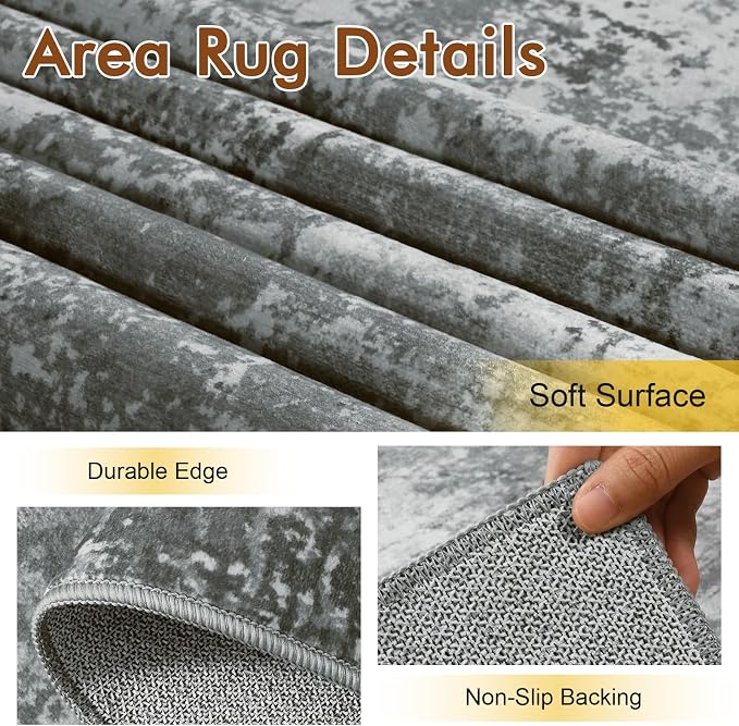 9x12 Ft Extra Large Washable Area Rugs - Image 6
