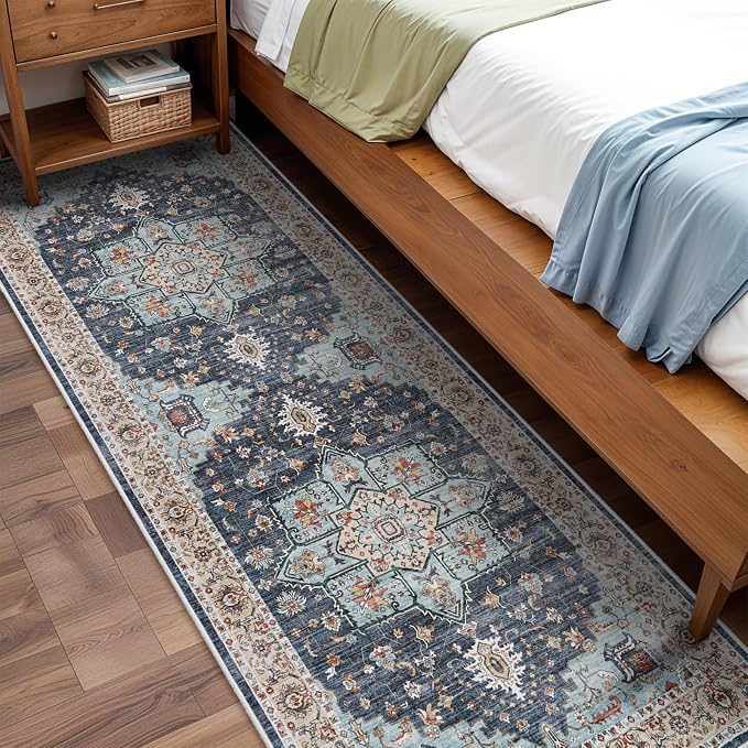 Washable Oriental Hallway Runner Rug - Image 3