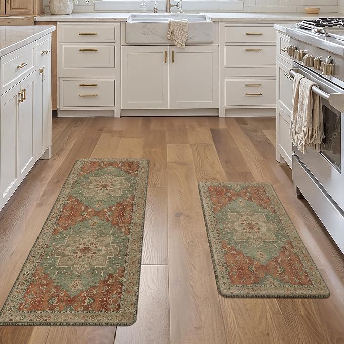 GENIMO Kitchen Mats for Floor 2PCs, Washable Anti Fatigue Mat for Cushioned - Image 6