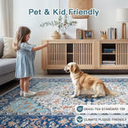Lofus 5x7 Area Rugs for Living Room, Washable Area Rug, Rugs for Bedroom - Image 4
