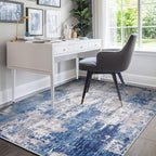 RELEANY Washable Area Rugs 5'x8' Non-Slip Modern Abstract Soft - Image 7