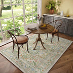 Washable Area Rugs for Living Room: 5x7 Bedroom Rug Vintage Rugs Stain - Image 6