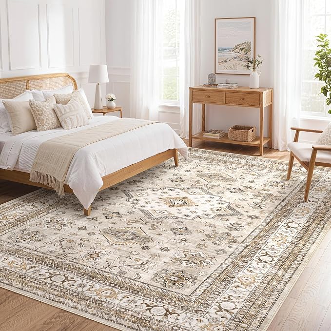Vintage Living Room Area Rug 6x9 - Image 9