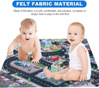 Houkiper Kids Carpet Playmat Rug, Felt Cloth Fire-Themed Game Playmat, Foldable - Image 7