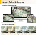 RELEANY Washable Area Rugs 5'x8' Non-Slip Modern Abstract Soft - Image 7