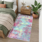 IOHOUZE Abstract Runner Rug 3x6 Ft Washable Runners - Image 8