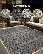 MontVoo-Outdoor Rug Carpet 6x9 ft - Image 5