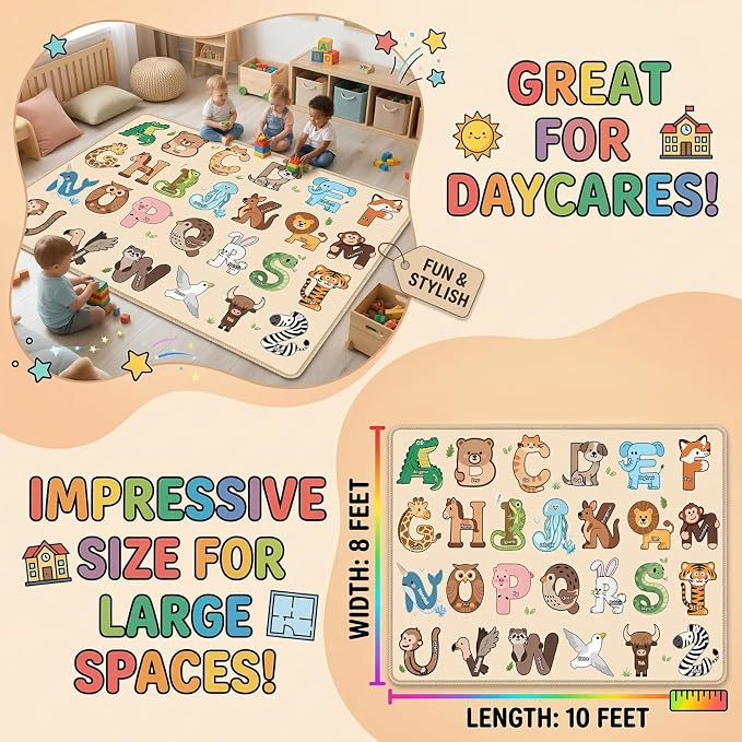 Kids Rugs for Playroom Classroom - Image 6