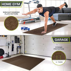 ProsourceFit Exercise Puzzle Mat 1/2-inch, EVA Interlocking Foam Floor Tiles - Image 3