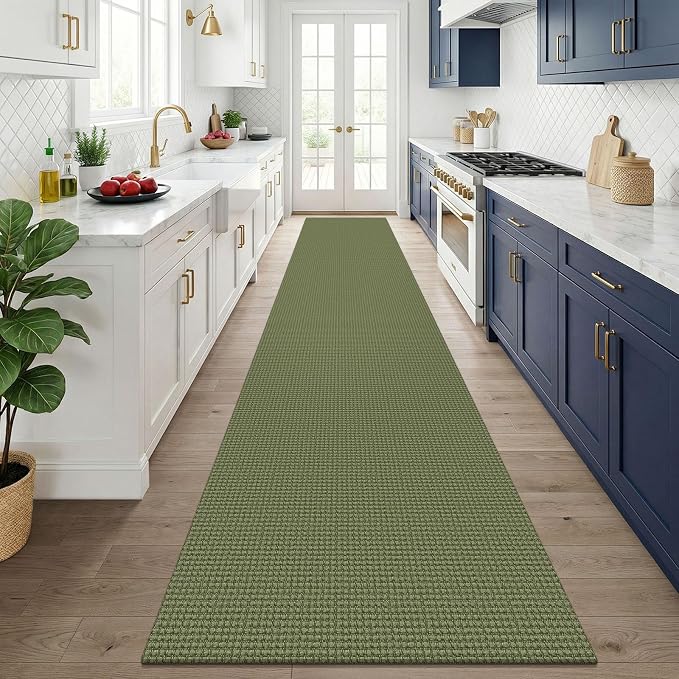 KOZYFLY 3x14 Runners Rugs for Hallway, Long Washable Runner Rug, Non Slip - Image 2