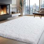 Fluffy Rugs for Bedroom Living Room, 4x6 Feet Indoor Modern Shaggy Area Rugs - Image 2