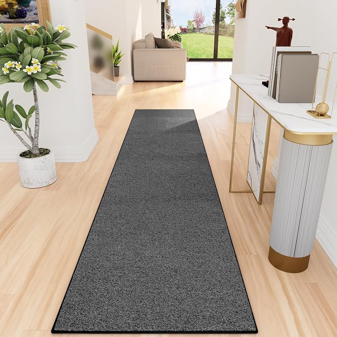 AREDO Runner Rug with Non Slip Rubber Backing, Washable Soft Floor Carpet - Image 4