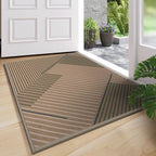 Front Door Mat 24''x35'', Non Slip Absorbent Dirt Resist Washable Low-Profile by QiCaiJia