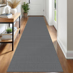 IOHOUZE Washable Runner Rug 2.6x12 Non Slip Rubber Backed Extra Long Hallway by iOhouze