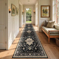 RELEANY Area Rugs Runner 2'6"x12' Washable Non-Slip, Floral Vintage Distress by RELEANY