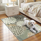 Arenarug 2x3 Washable Small Rug Tropical Botanical Modern Floral Indoor - Image 7