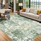 RELEANY Washable Area Rugs 6'x8' Non-Slip Modern Abstract Soft - Image 2