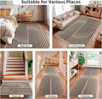 Tangsoo Rainbow Easy Jute Rug 2x6 Washable Runner Rug - Image 8