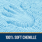 OLANLY Large Bathroom Rugs 40x24, Extra Soft Absorbent Chenille Bath Rugs - Image 3