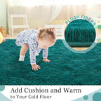 BENRON Soft Area Rugs for Living Room Bedroom Washable, Fluffy Rugs for Kids - Image 4