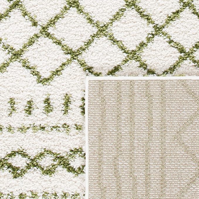 SAFAVIEH Arizona Shag Collection Runner Rug - Image 4
