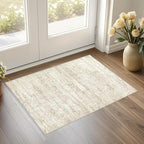 UERMEI 2x3 Entryway Area Rug: Washable Neutral Modern Abstract Small Rug by UERMEI