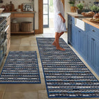 Kitchen Rugs Sets of 2-Non Slip Kitchen Mats by BSICPRO