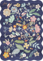 Washable 2'6x12 Hallway Runner Rug: Entryway Non Slip Floral Rug Farmhouse Soft - Image 8