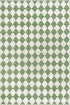 Checkered Washable Rug 6x9, Soft Non-Slip Farmhouse Area Rug - Image 9