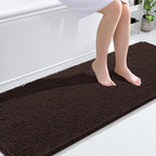 OLANLY Bathroom Runner Rugs 70x24, Extra Soft Absorbent Chenille Bath Rugs by OLANLY