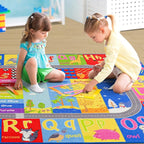 Kids Rug for Playroom Classroom, ABC Alphabet Numbers Play Toddlers Rugs - Image 3