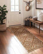 BESTSWEETIE Area Rug 2x6 Rug Machine Washable Non-Slip Low Pile Print Pattern by BESTSWEETIE