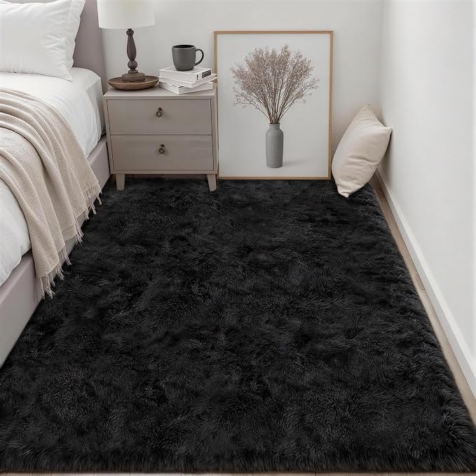 6x9 Area Rugs for Living Room Bedroom: Ultra Soft Fluffy Shag Rug Upgrade - Image 3