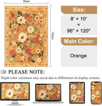 DUKINO 8x10 Area Rug, Floral Rugs - Image 2