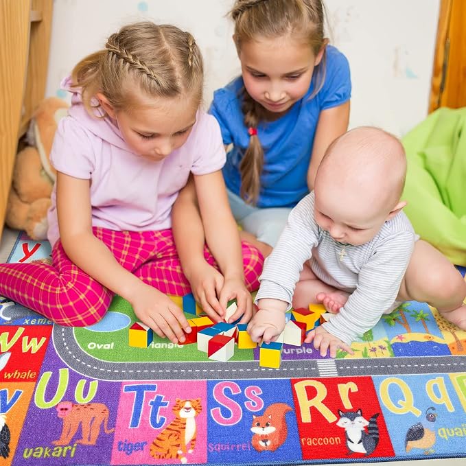 HOMORE Kids Rug, Children Educational Rugs - Image 6