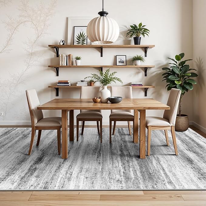 6x9 Area Rug for Living Room: Non-Slip Washable Rugs for Dining Room Bedroom - Image 4