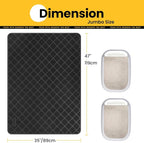 Conlun Cat Litter Mat Litter Trapping Mat, Less Waste Cat Litter Box Mat - Image 2