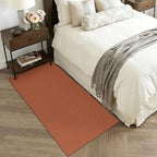 KOZYFLY Orange 3x6 Washable Runner Rug, Non Slip Wide Runners - Image 8