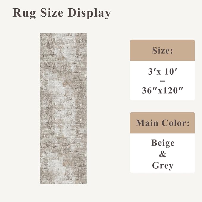 3x10 Ft Long Hallway Runner Rug - Image 2