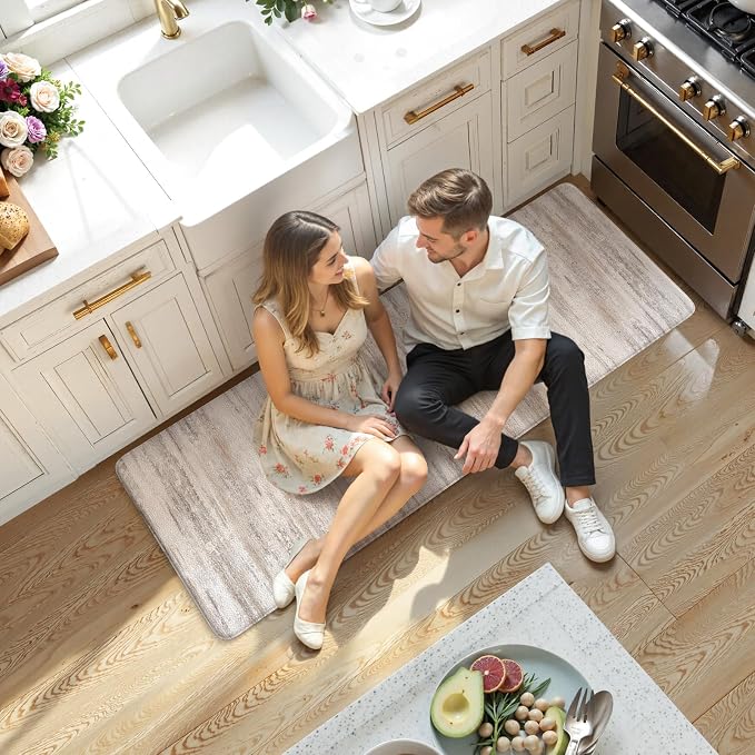 KIMODE Anti Fatigue Mats for Kitchen Floor, Farmhouse Kitchen Runner Rugs - Image 9