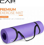 CAP Barbell 1/2-Inch High Density Exercise Yoga Mat - Image 2